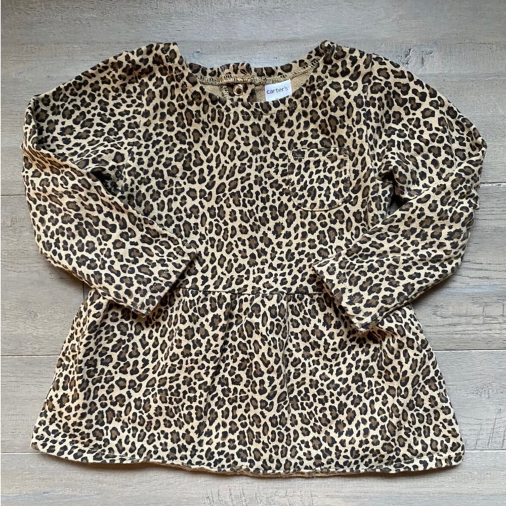Leopard print top